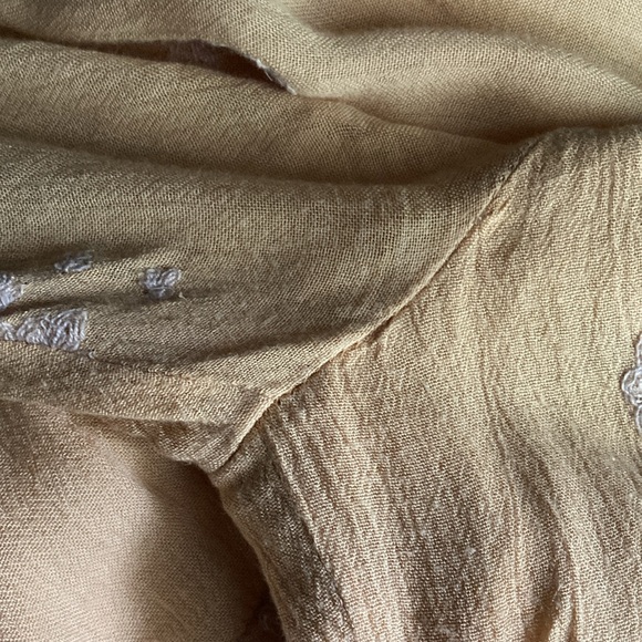 Free People Jasmine Surplice Dress in Almond - Picture 8 of 9